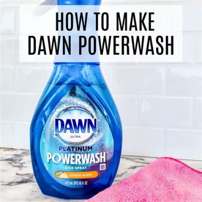 How to Make Dawn Power Spray: A Journey Through Creativity and Chemistry